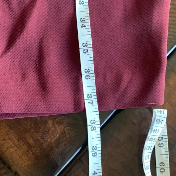 Wine 5 button Anthropologie trousers - Picture 8 of 8